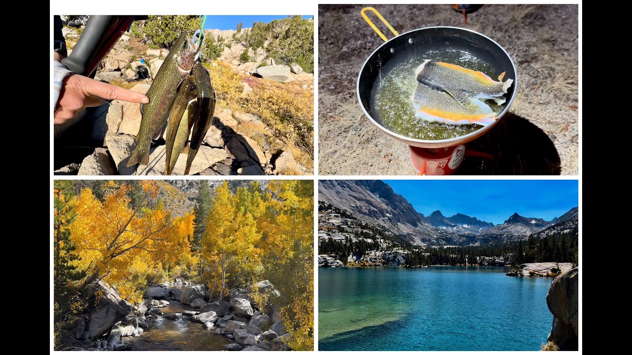 Lake Sabrina Basin Backpacking and Fishing