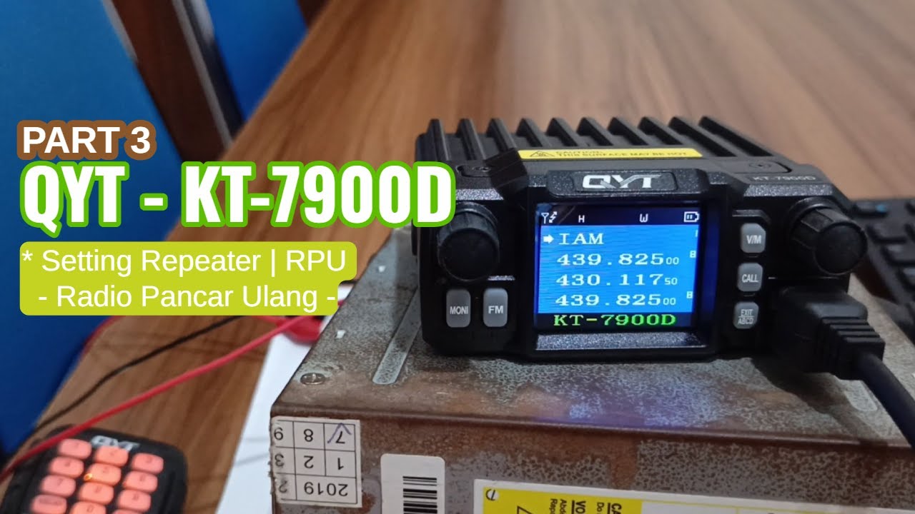 QYT KT-7900D | Setting Repeater - RPU - Radio Pancar Ulang | Part 3