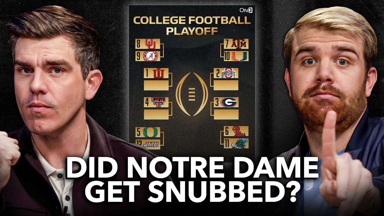 СРОЧНО: Реакция на финальную сетку плей-офф студенческого футбола | Miami Jumps Notre Dame