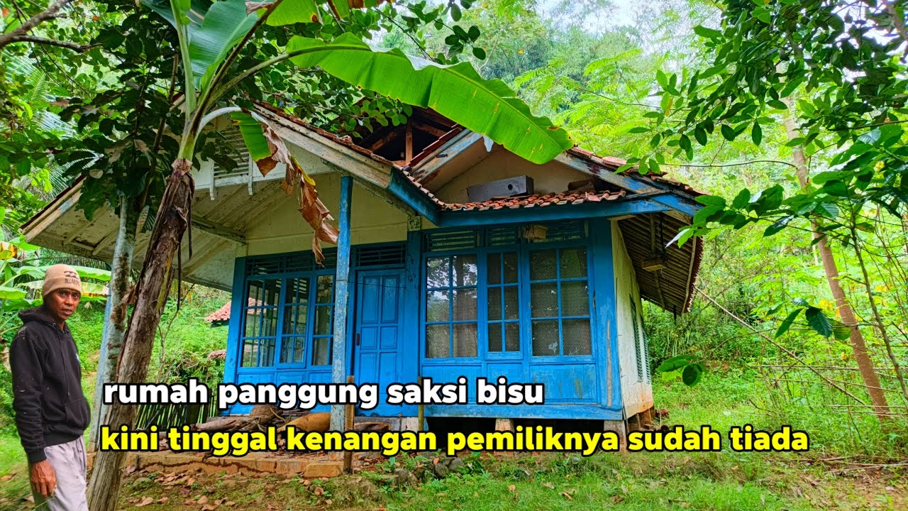 kaget.....‼️dulu ada penghuninya sekarang hanya tinggal kenangan rumah panggung terbengkalai