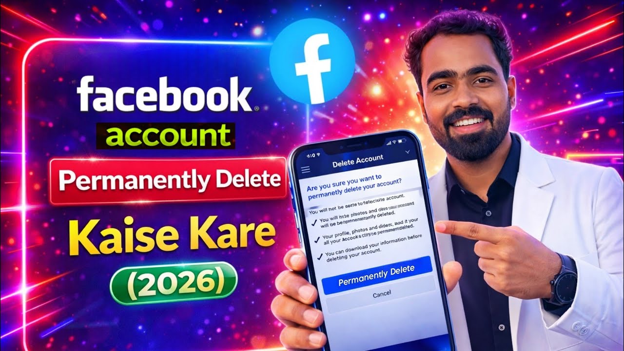 Facebook Account Permanently Delete Kaise Kare | Facebook ID Delete 2026 | Tech Frack 