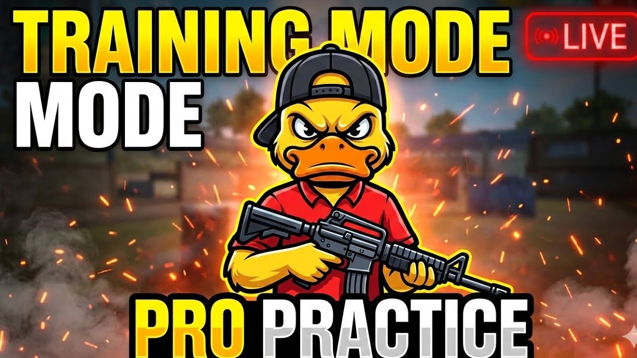 Free Fire Live: Practice Mode On! 🔥 | Headshot Practice & Skills Improvement