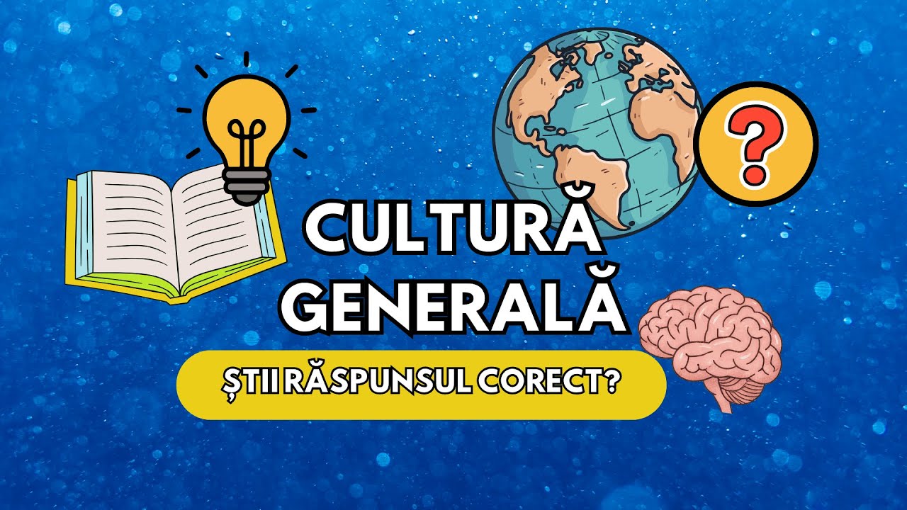 🧠 Doar 1 din 10 știe toate răspunsurile! 💥 Test de cultură generală!