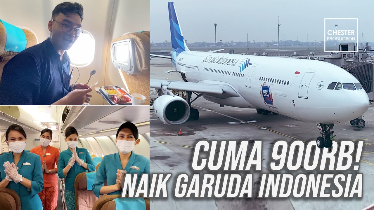 CUMA 900RB! Naik Garuda Indonesia Economy Class Jakarta - Bali dengan Airbus A330-300