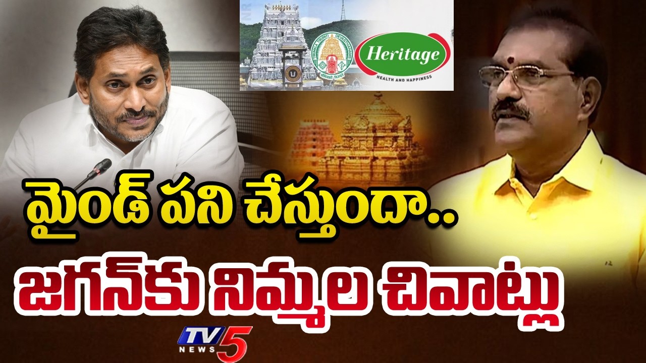 Minister Nimmala Ramanaidu SENSATIONAL Comments on YS Jagan | TV5 News