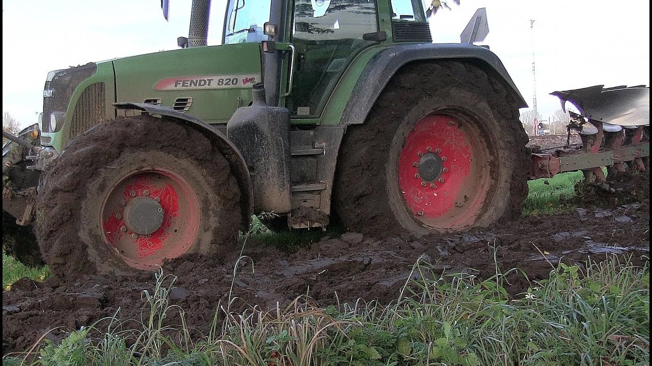 Deep plouging | Fendt 820 | Kverneland Plow 5 furrow