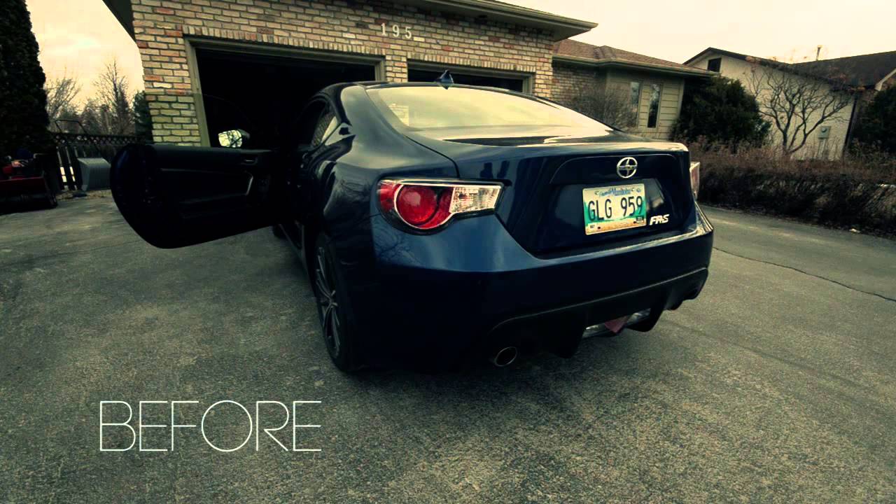 2013 Scion FRS Perrin Performance Catback Exhaust - Before and After