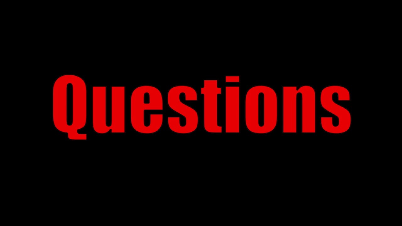 Questions by RazorEdgeHD