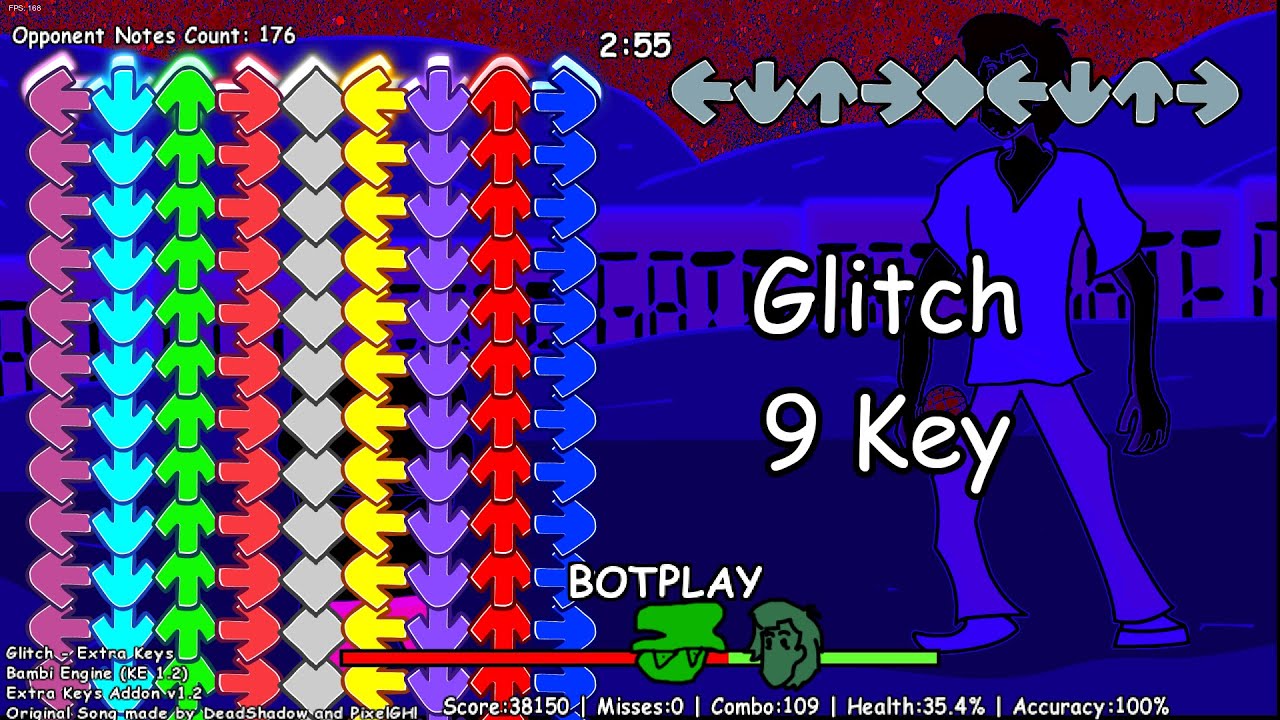 Vs. Dave And Bambi - Glitch 9 Key