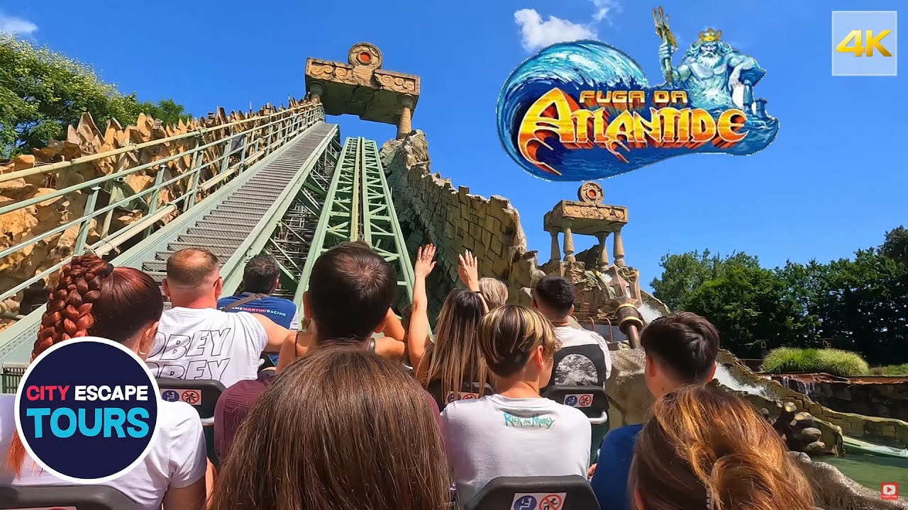 Fuga Da Atlantide On Ride POV  Gardaland 2024