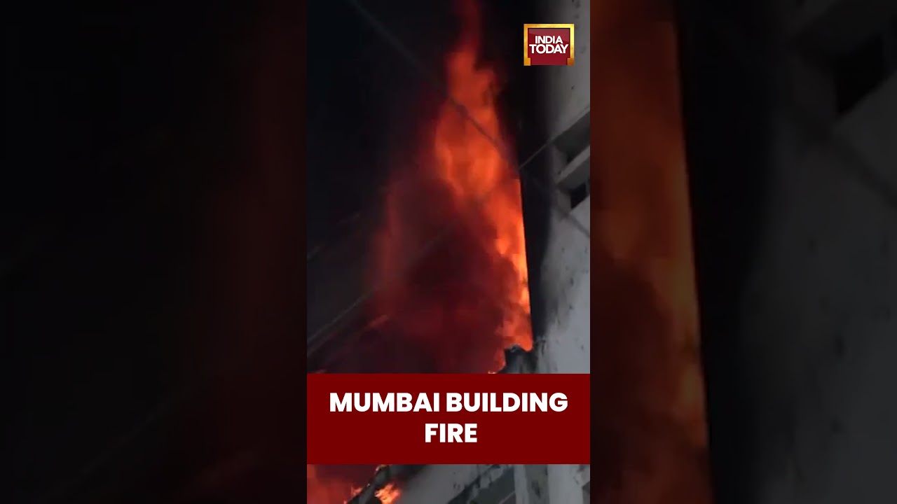 Mumbai Building Fire | #shorts #mumbainews #fire #firebreakout #maharashtra #mumbai