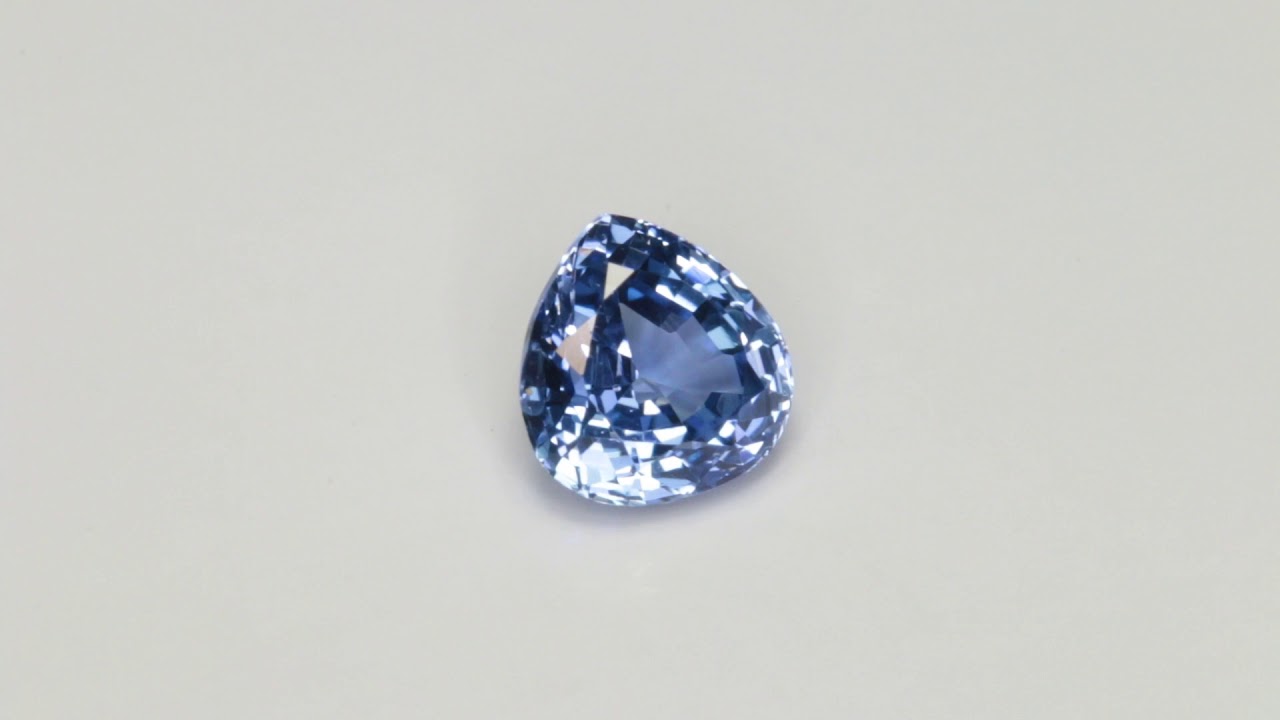 1.038 Carat Blue Sapphire Heart 5.89 x 5.60 mm Heated Loose Stone