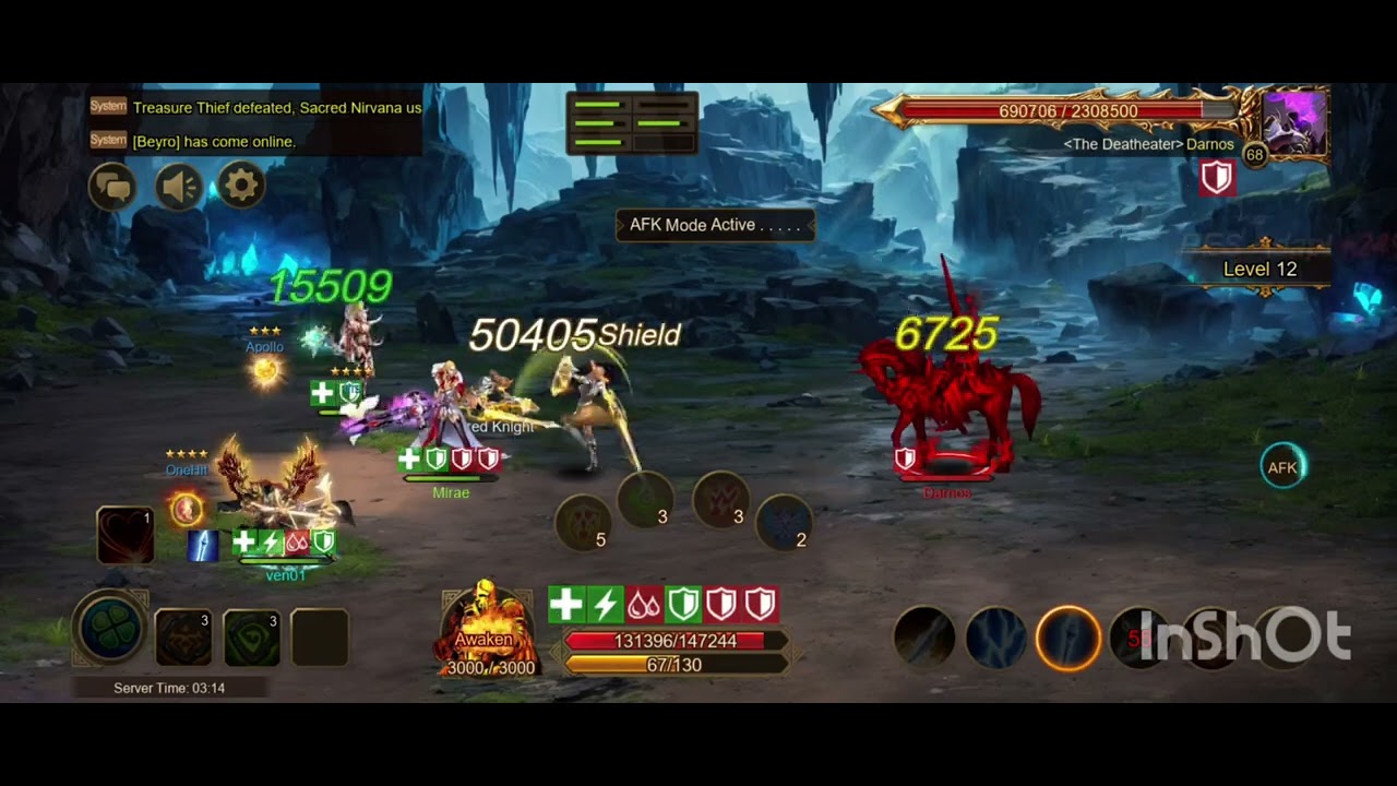 Wartune Ultra (Spire Run) using rune + power up on floor 14-19