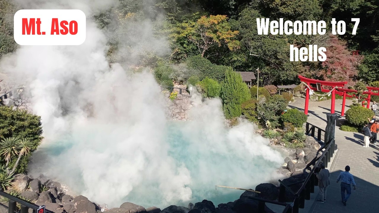 Beppu walking tour | Visting the hells of Beppu