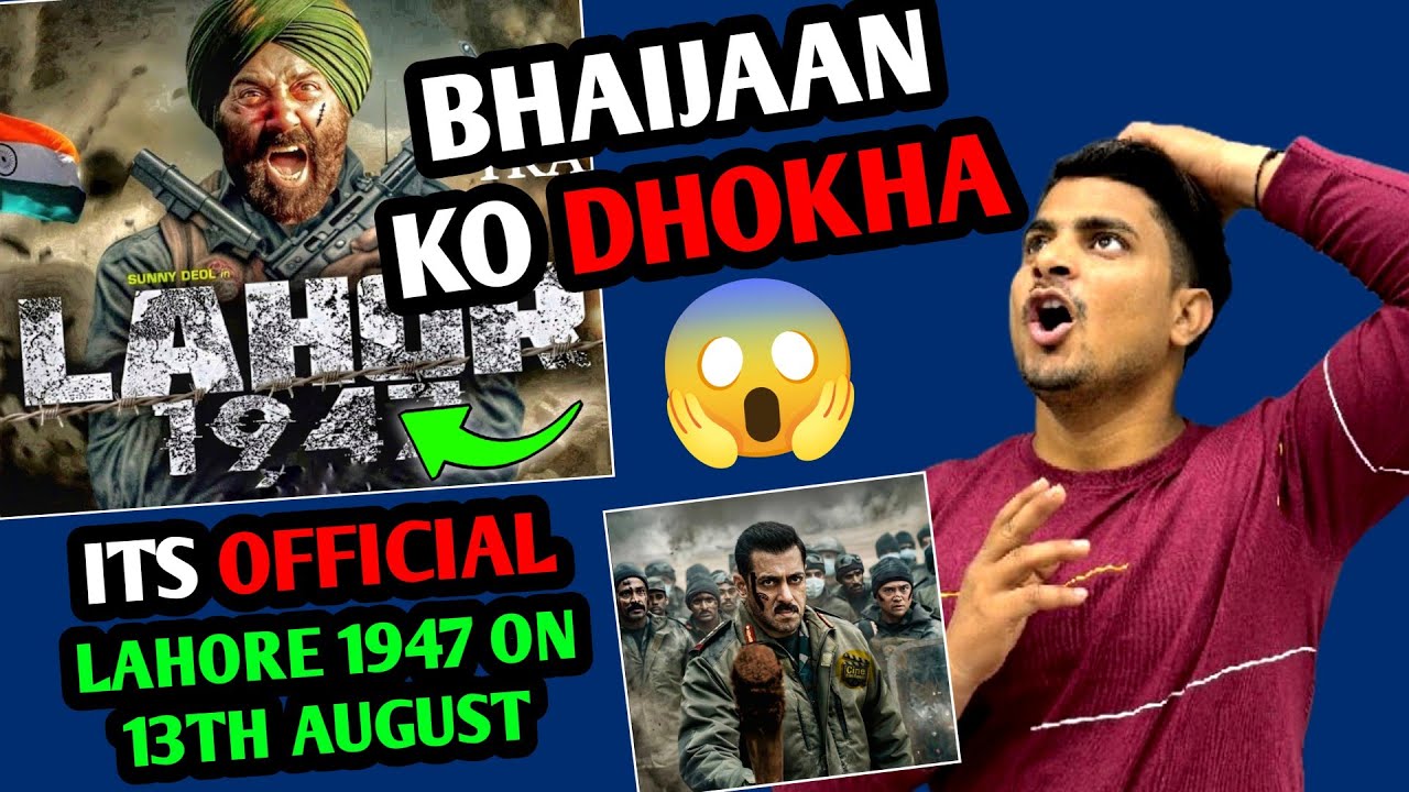 IT'S OFFICIAL - Lahore 1947 Release In independence Day 2026 | Lahore 1947 Vs Battle Of Galwan 