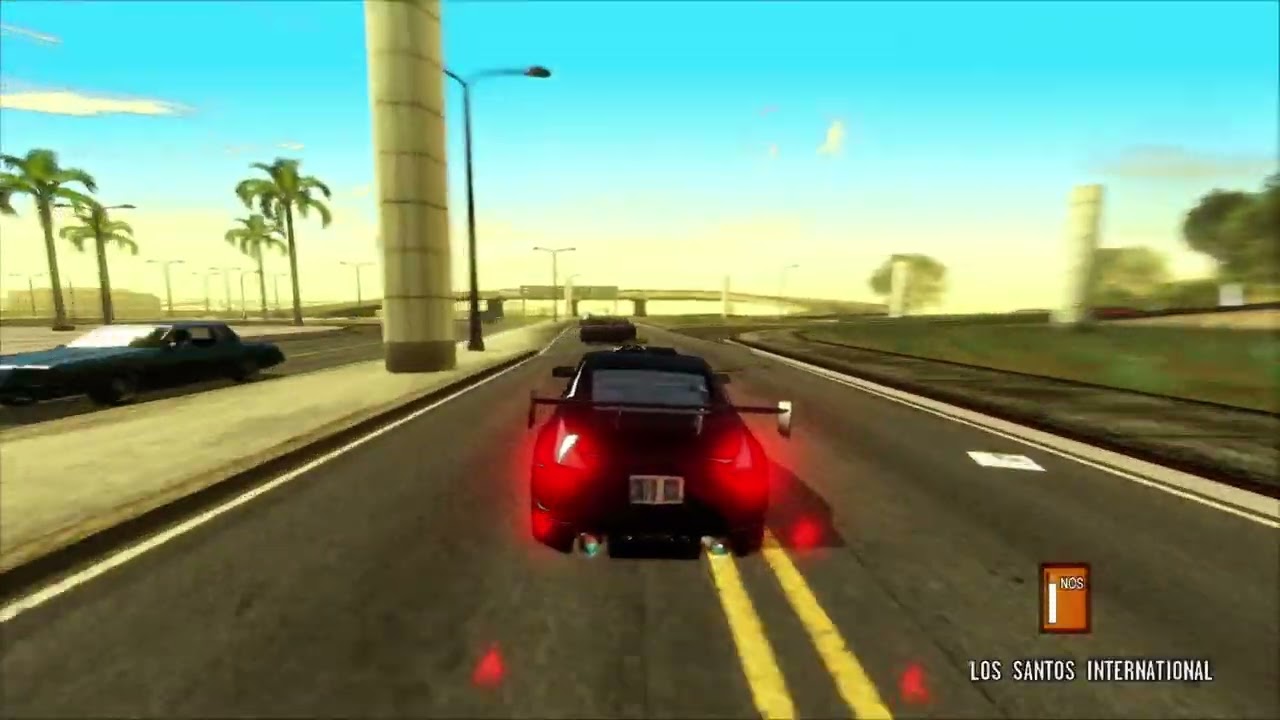 GTASA mod - camera shake when vehicle pass through peds or cars