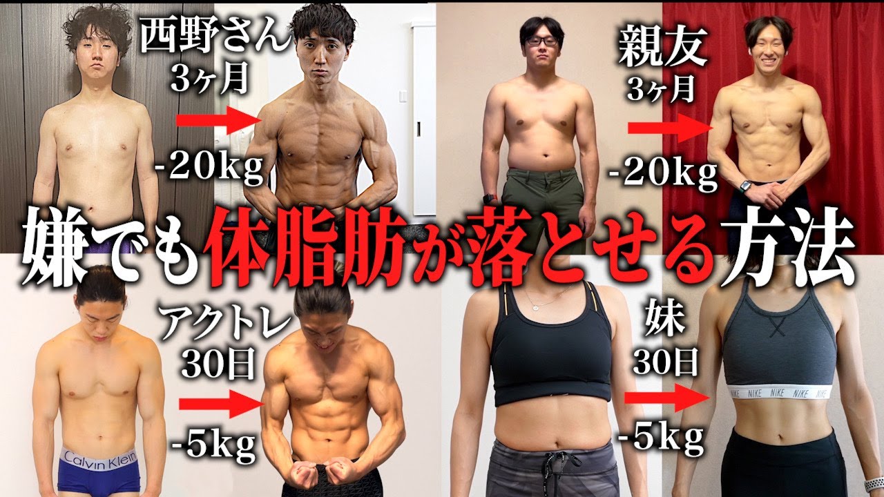 誰でも簡単に体脂肪率1桁に出来る食事