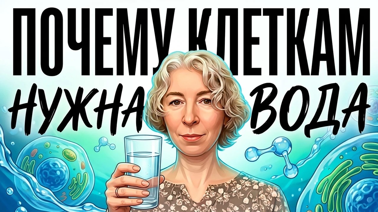 Почему вода жизненно необходима клеткам!