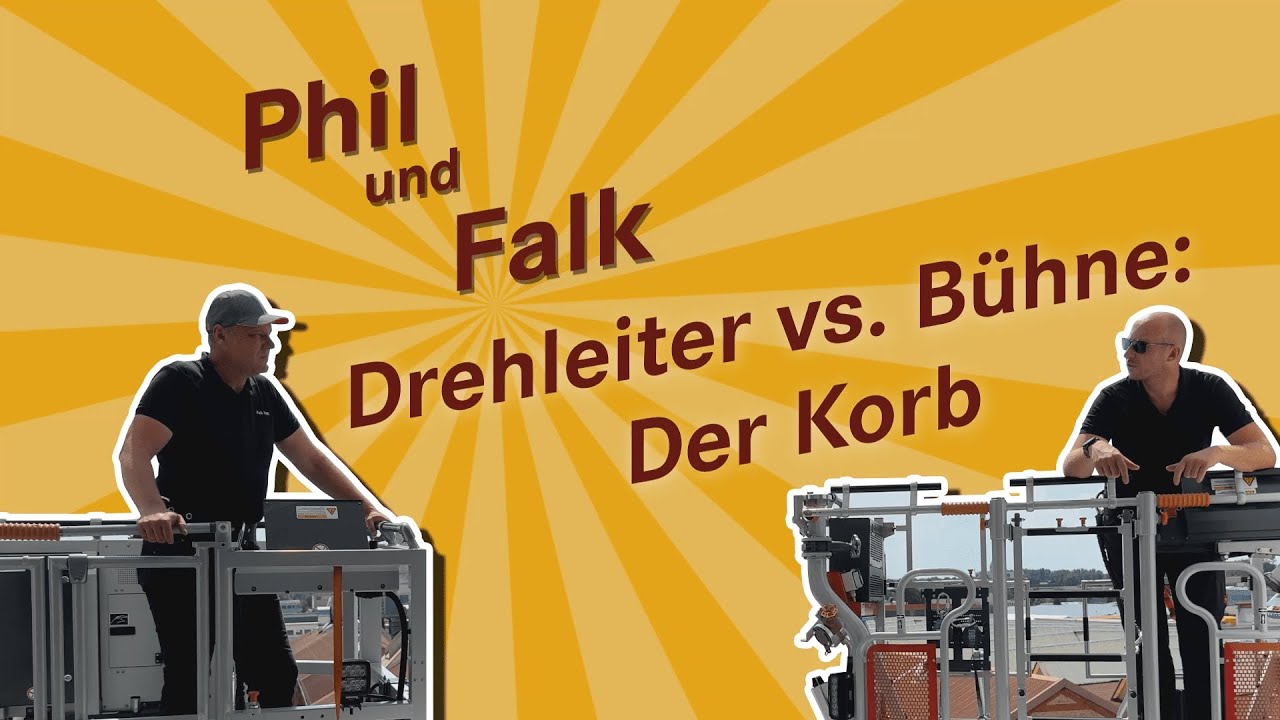 Rosenbauer Drehleiter vs. Hubrettungsbühne: Frag Phil und Falk – Rettungskorb