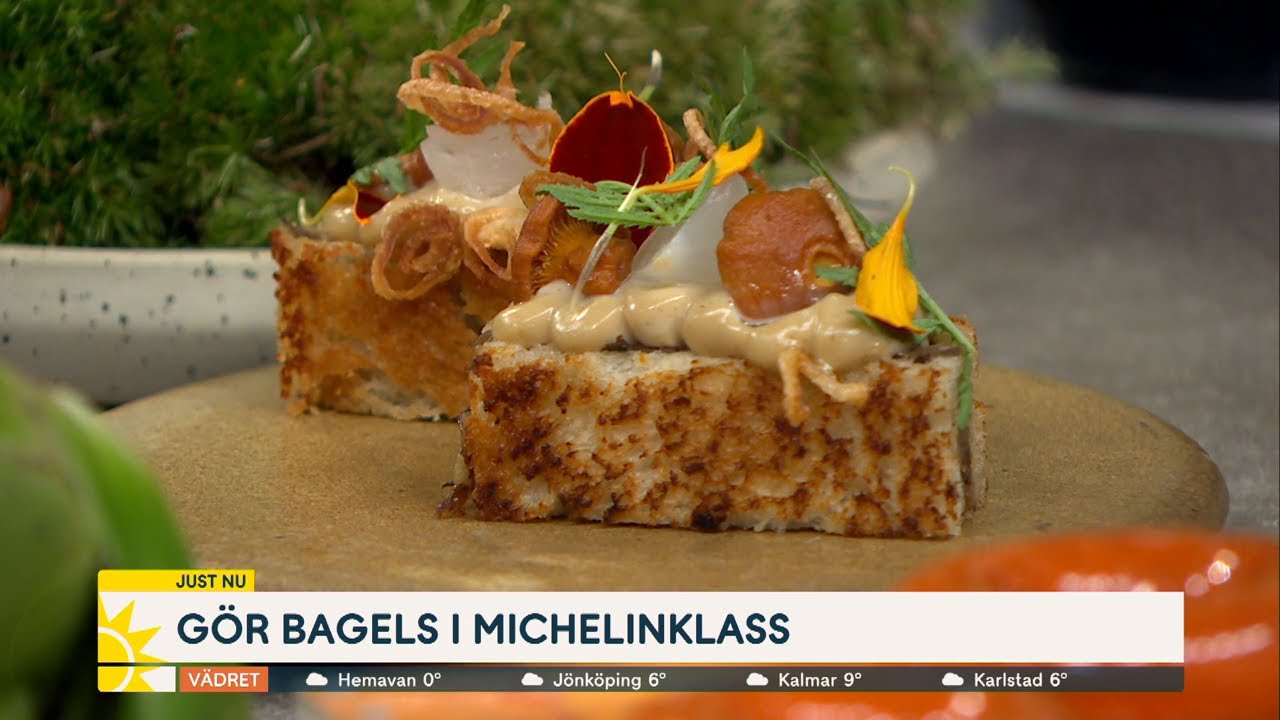 Bagels från Michelinstjärne-restaurang - Nyhetsmorgon (TV4)