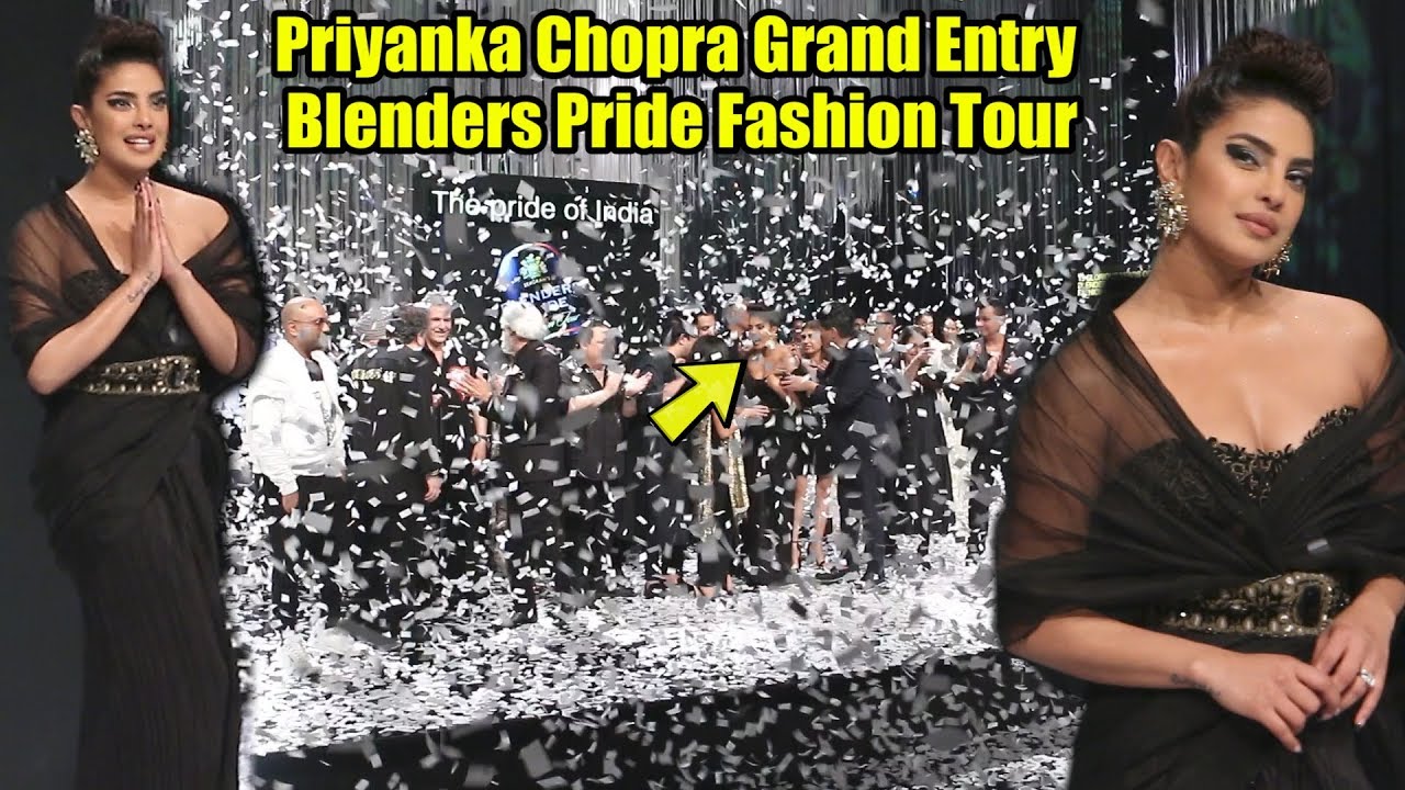 Priyanka Chopra Grand Entry At Blenders Pride Fashion Tour 2020 | Full Video
