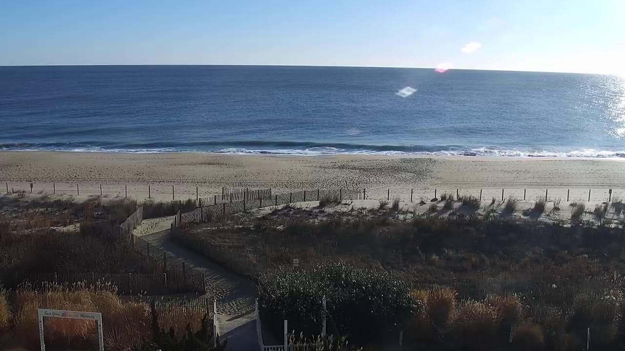 Ocean City MD Beach Cam | Live Sunrise View from Carousel Hotel – Sand, Surf & Shade