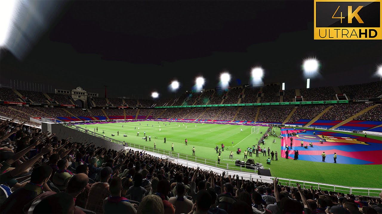 4K | PES 2025 Ultra Realism Graphic & Sound Mod | Barcelona vs Real Madrid | El Clasico