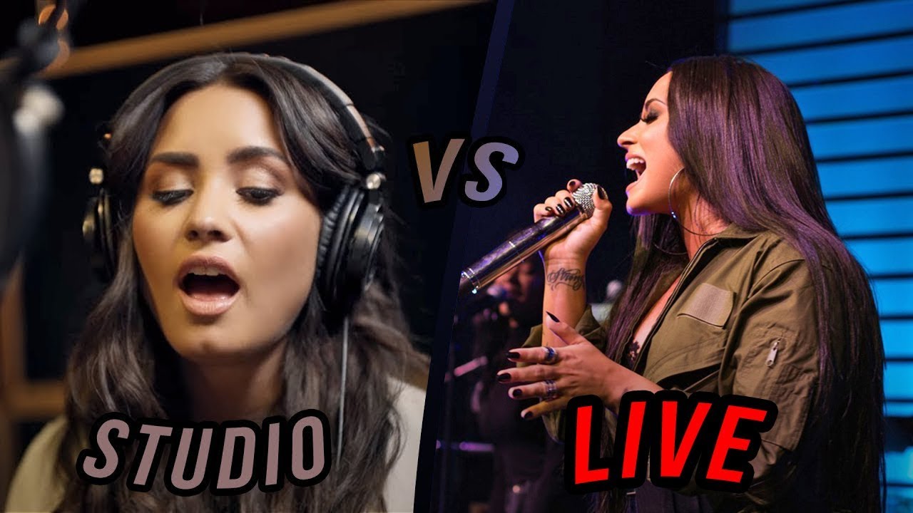 Demi Lovato - Studio vs Live (2018 Update)