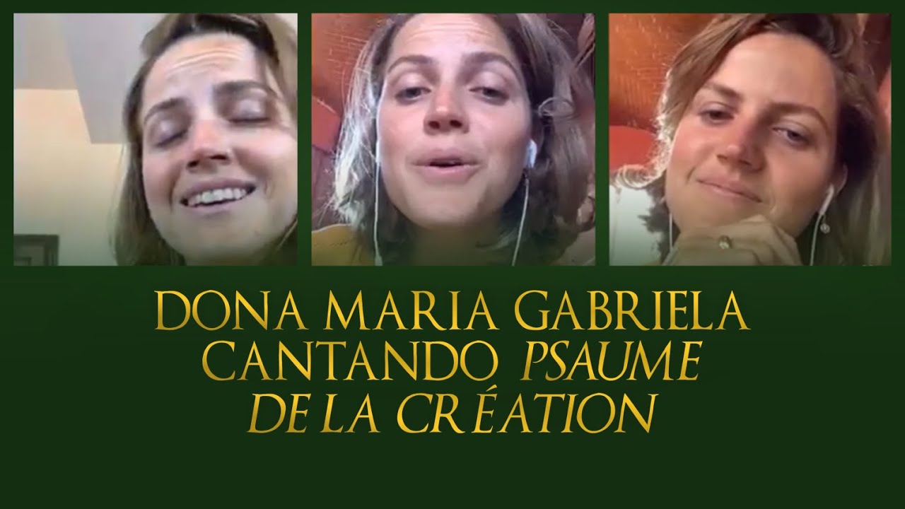 DONA MARIA GABRIELA CANTANDO 