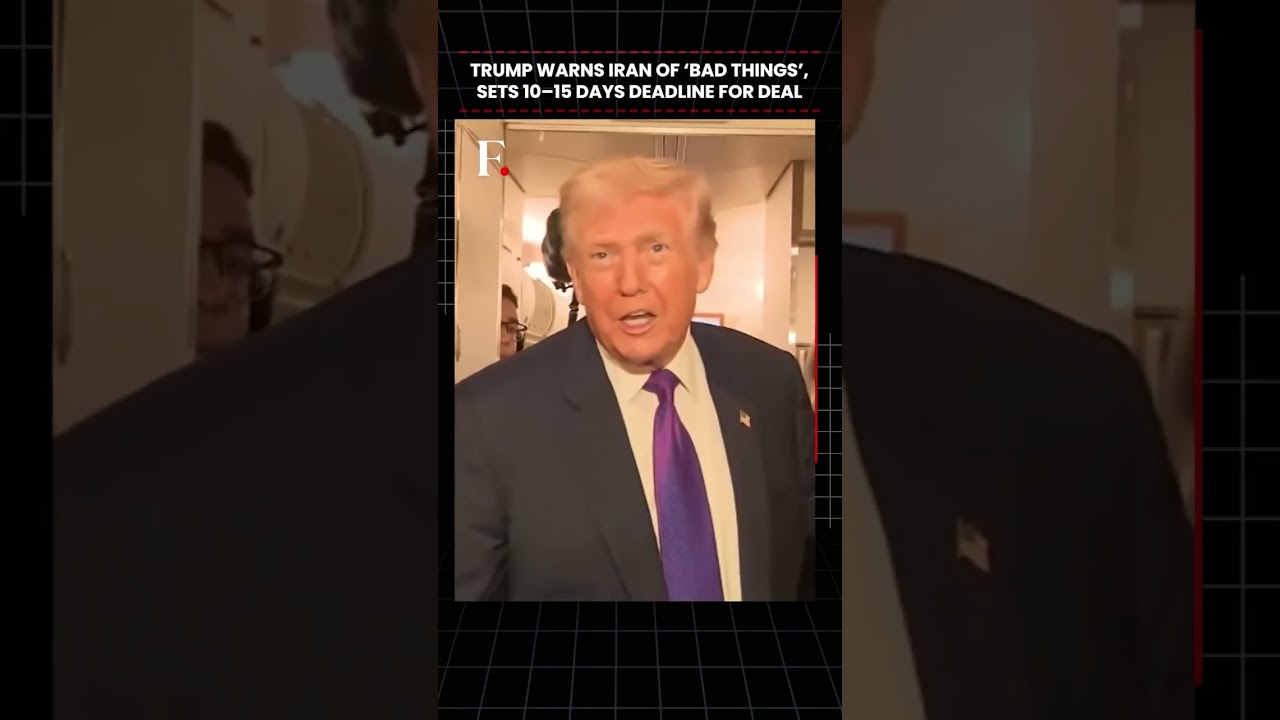 #FirstpostNews: | Ультиматум Трампа Ирану: сделка через 10-15 дней или &laquo;плохие последствия&raquo; | N18G
