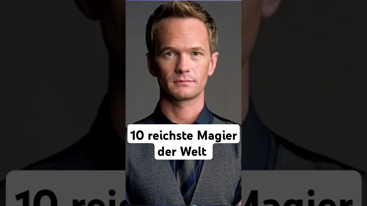 Top 10 reichste Magier #zauberer #top10 #magie