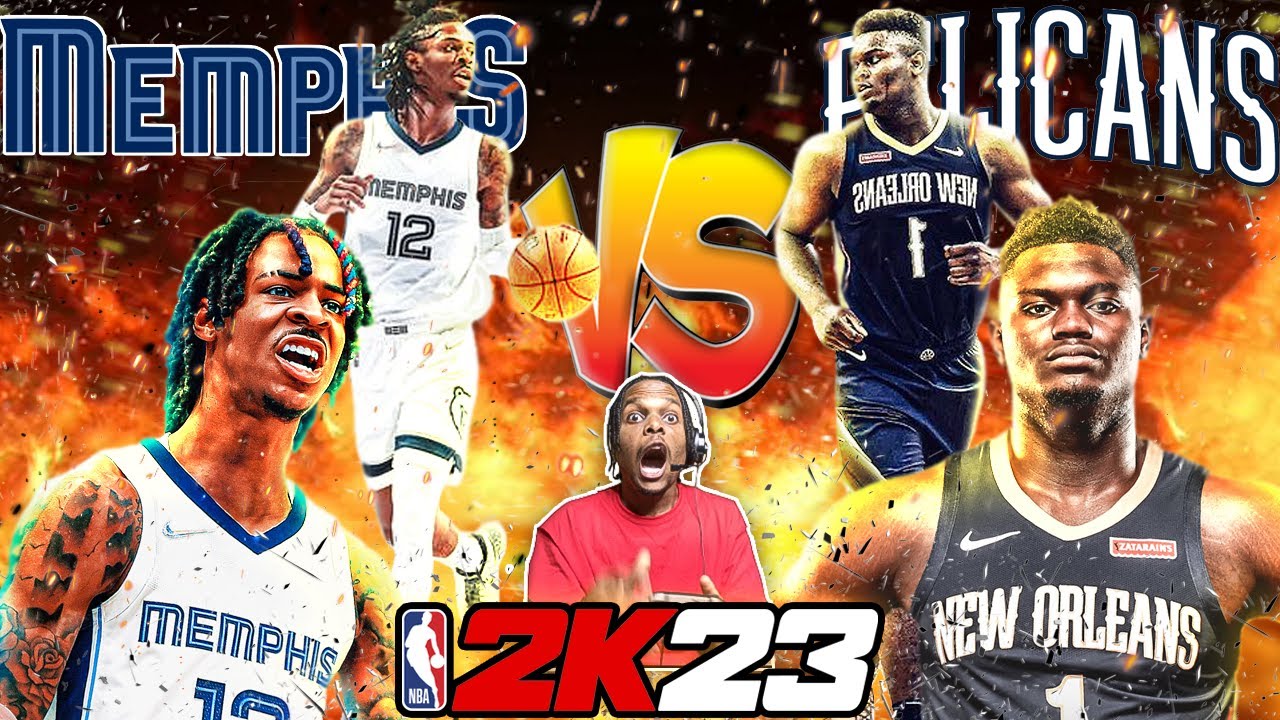 INSANE DUNKS ON NBA 2K23!! JA MORANT VS ZION WILLIAMSON