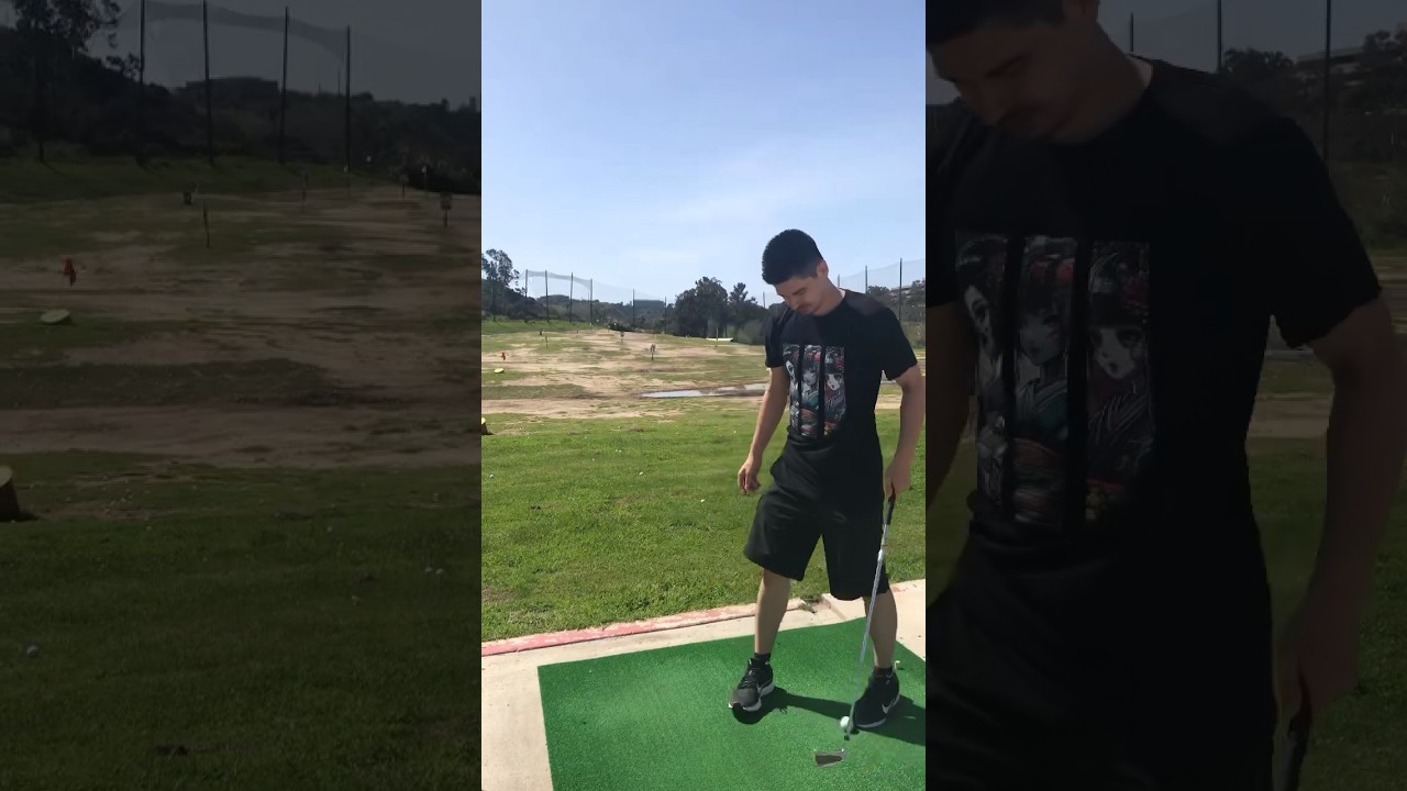 Having fun at the driving range ⛳️🏌🏼