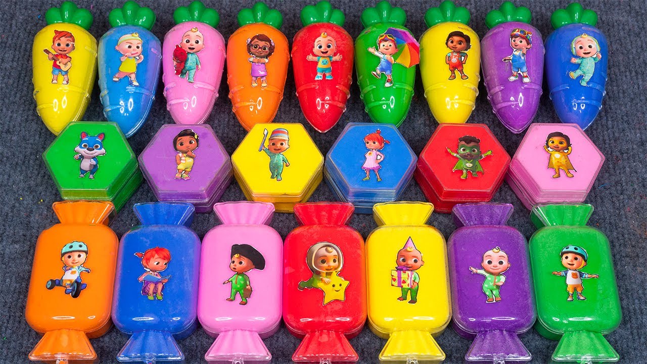 Pinkfong Slime World 💫 Jeni, Bebefinn & Friends Make Cosmic Slime!  Colorful SatisfyingASMR🌈