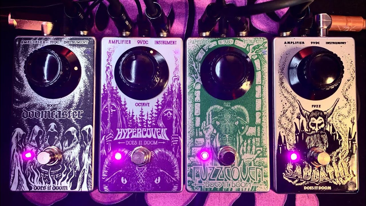 DOES IT DOOM entire pedal lineup at the same time | stereo and mono audio clip