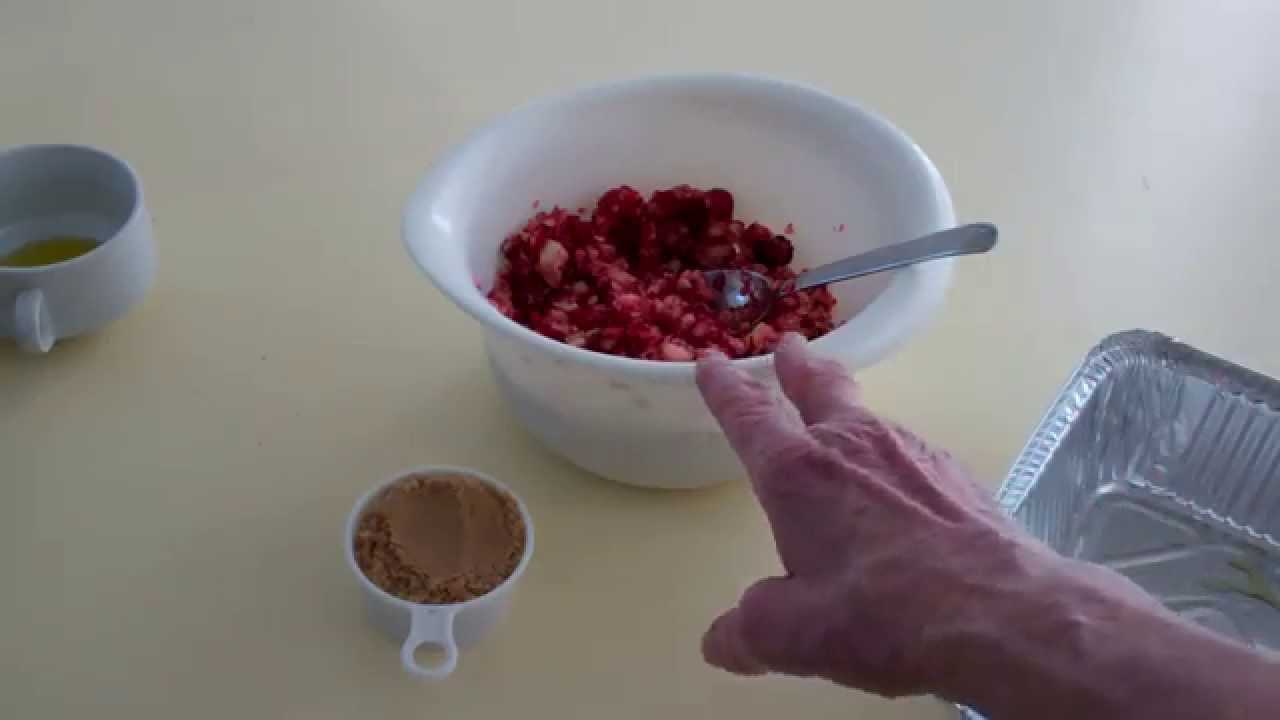 Cranapple Crisp For Christmas