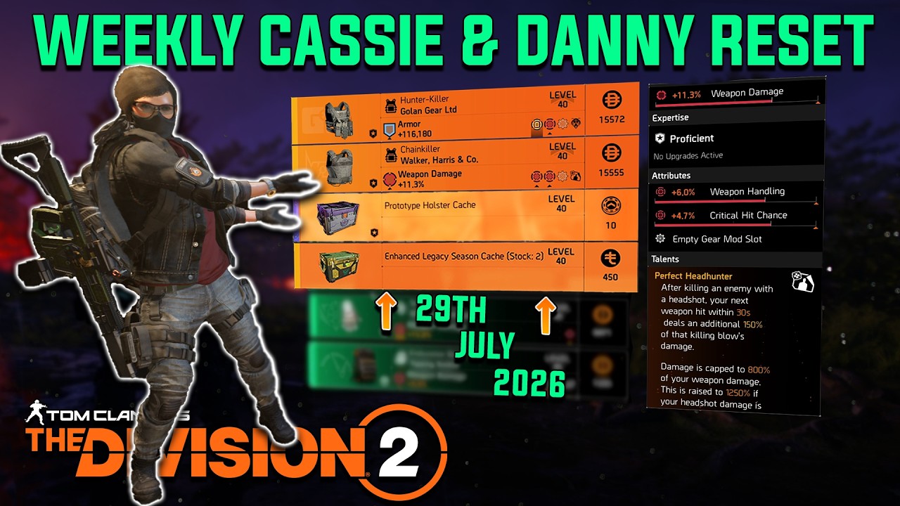 The Division 2 | GREAT Hunter-Killer & Chainkiller! + Escalation Reset (July 29, 2026)
