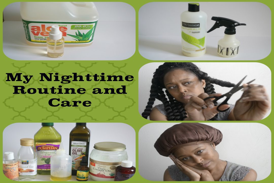 My Nighttime Routine and Hair Care | Crochet Braids