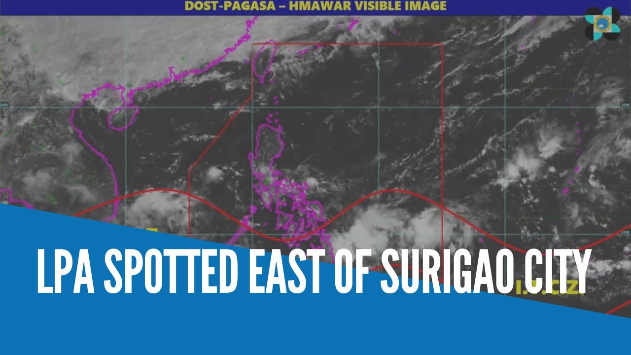 LPA spotted east of Surigao City