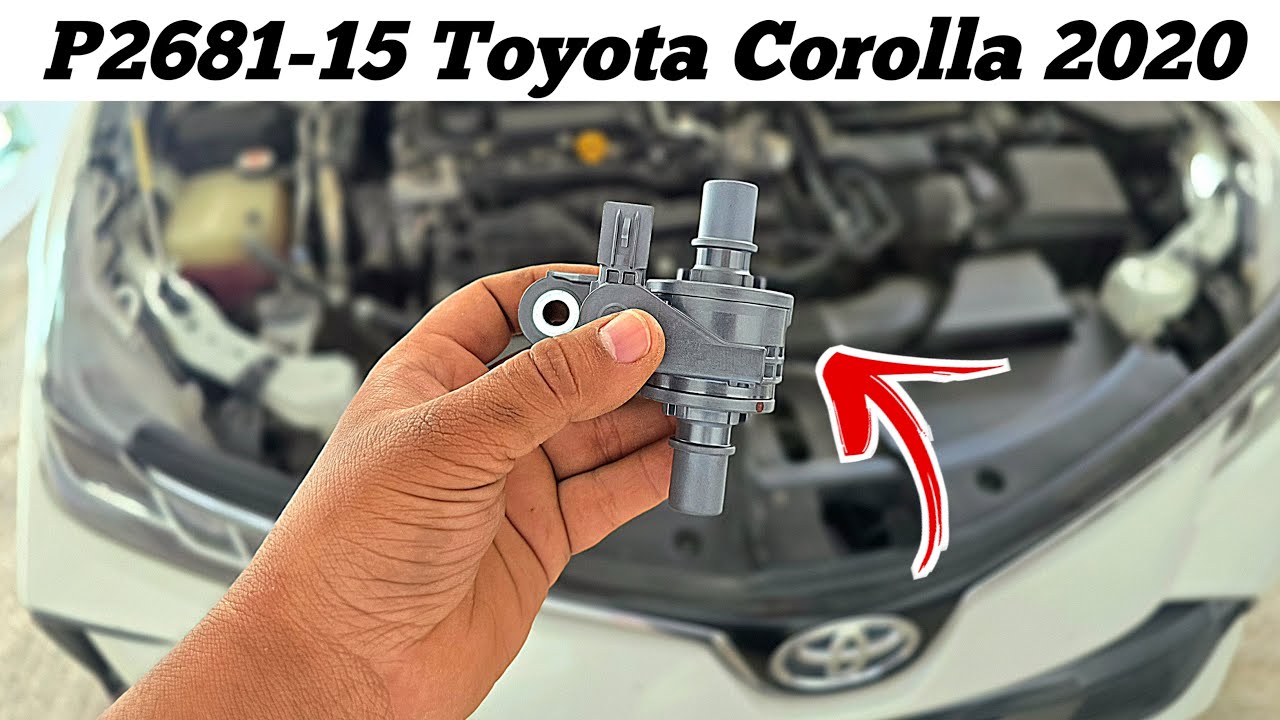 P2681-15 Toyota Corolla 2020 Coolant bypass valve circuit open or short to battery