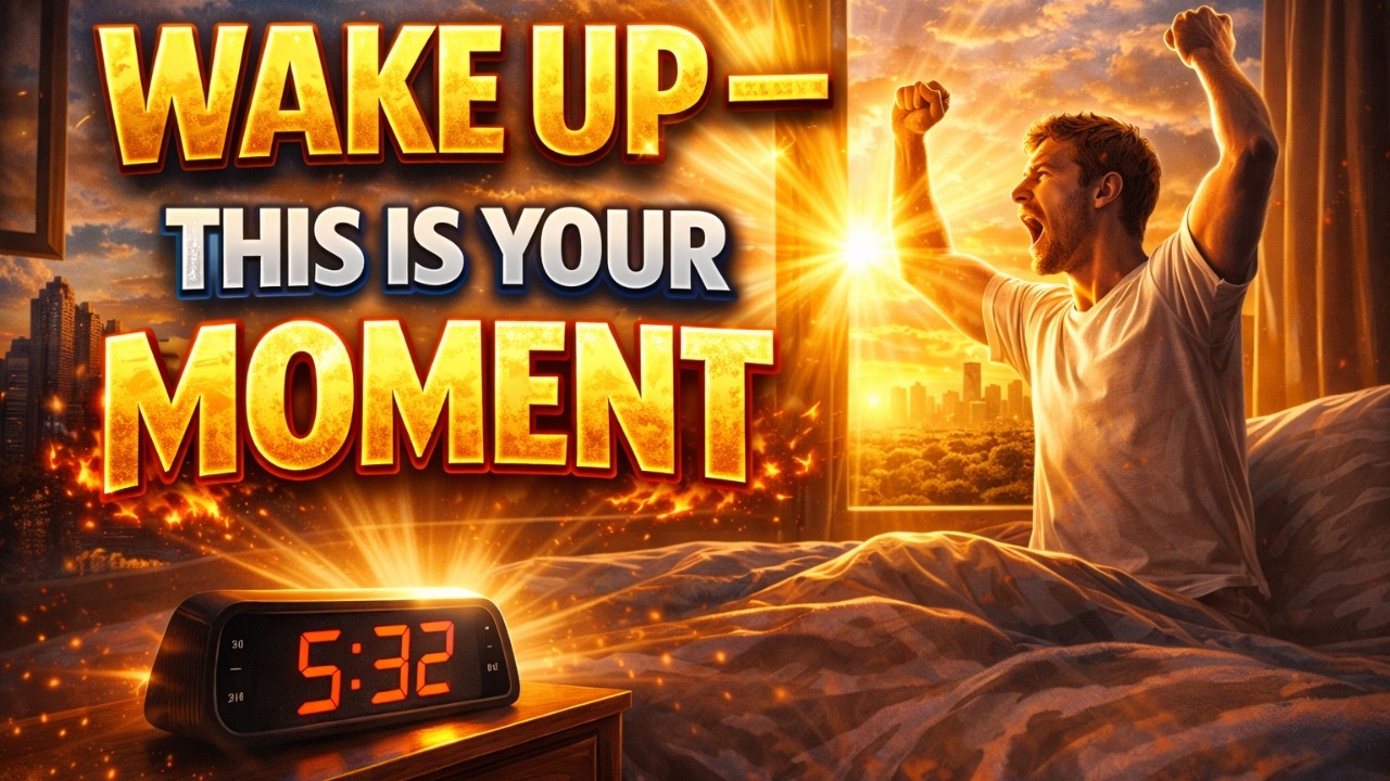 WAKE UP — THIS IS YOUR MOMENT