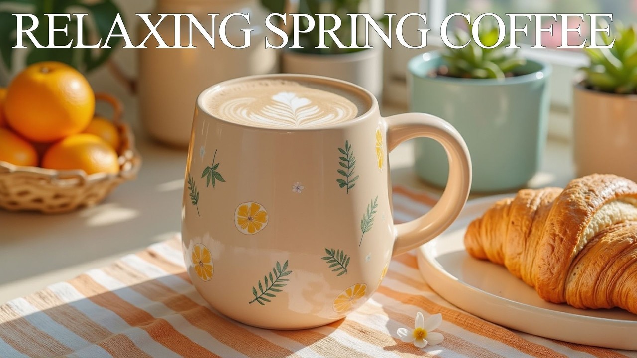 March Morning Coffee ☕ Positive Energy Jazz Piano & Relaxing Bossa Nova for Focus