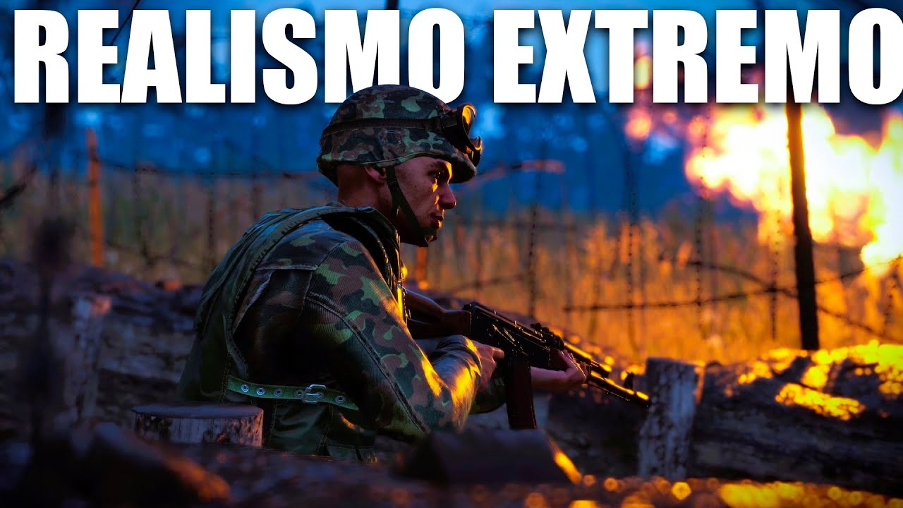 Sobrevivi um dia como soldado no JOGO MILITAR ONLINE MAIS REALISTA DE TODOS - VIDEO FILME