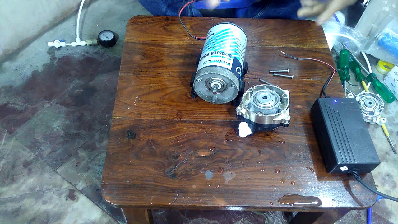 How to replace pump head for increasing pressure of RO Booster pump ?
