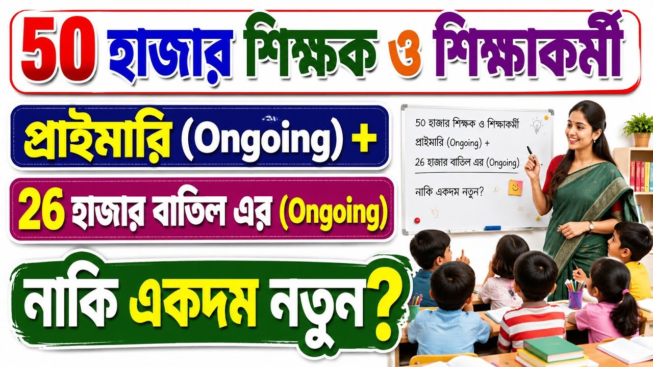 WB primary & SSC recruitment latest news 