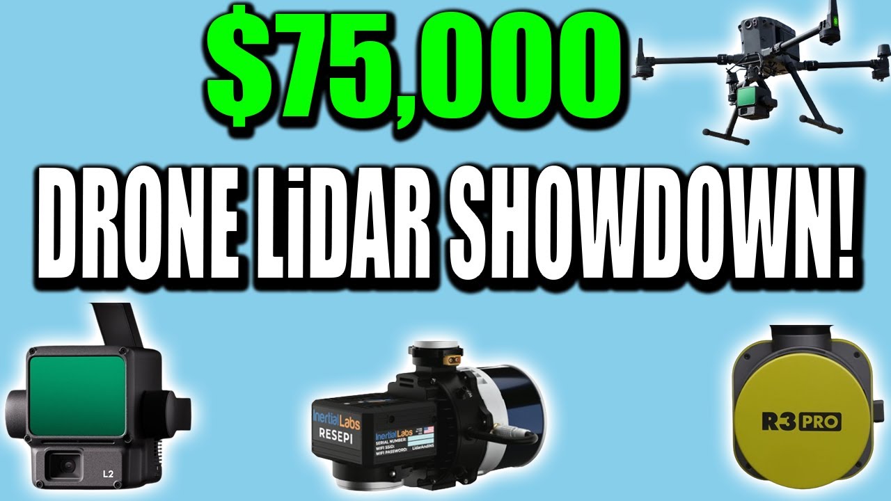 DJI L2 vs Inertial Labs RESEPI XT-32 vs Rock R3Pro LiDAR Comparison