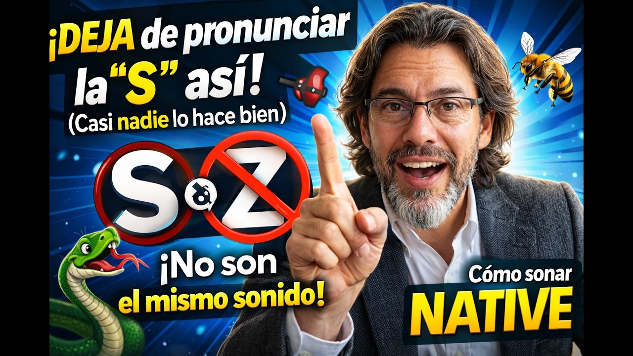 SENCILLO, como pronunciar las 'TERCERAS PERSONAS Y PLURALES'; los sonidos /s/ y /z/ en  Inglés.  IPA