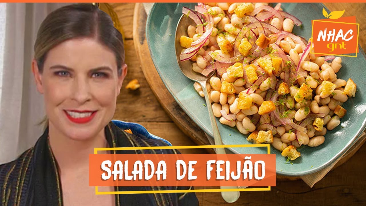 Salada de feijão-branco com croutons | Rita Lobo | Cozinha Prática