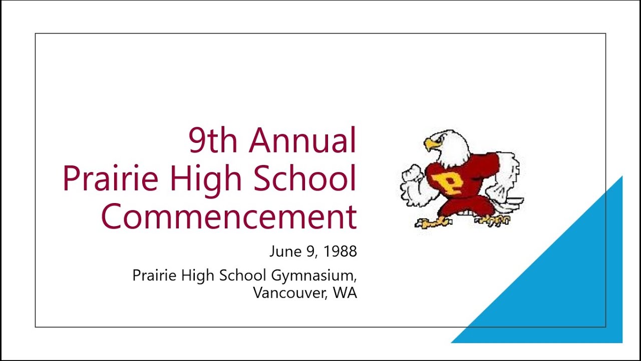 Prairie High School 1988 Commencement