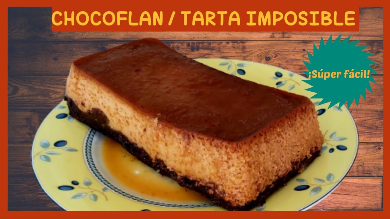 🍫🍮CHOCOFLAN/TARTA IMPOSIBLE en olla de cocción LENTA /Crock-pot /Slow cooker /Karito en la cocina